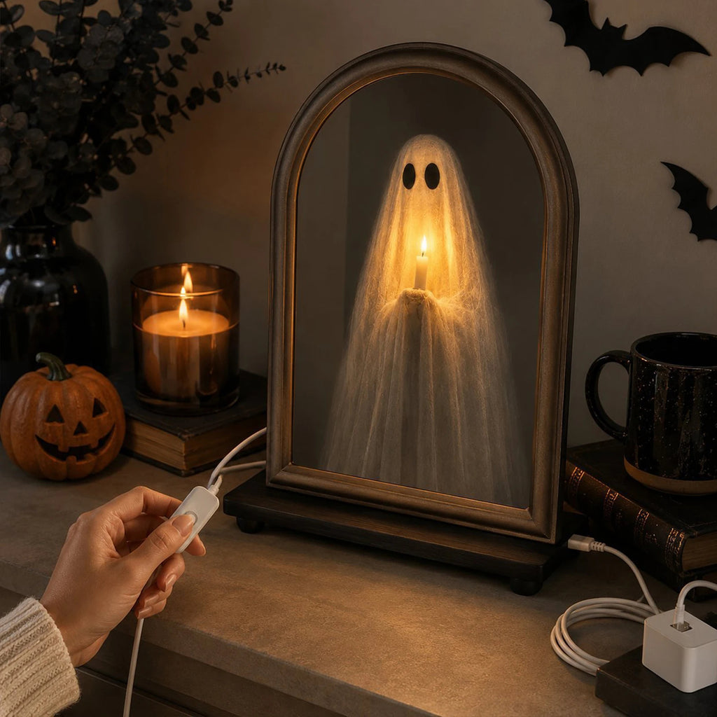 Light Up Ghost Mirror