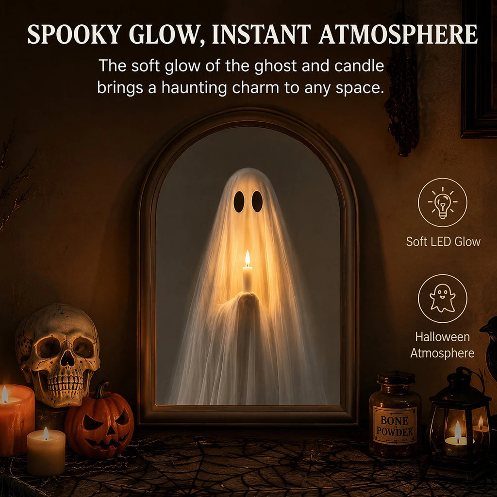 Light Up Ghost Mirror