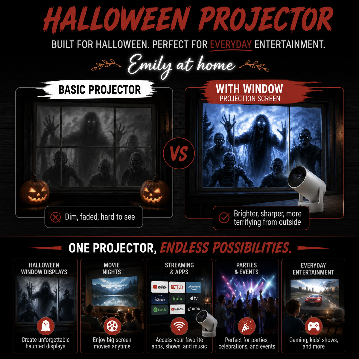 Halloween Horror Projector