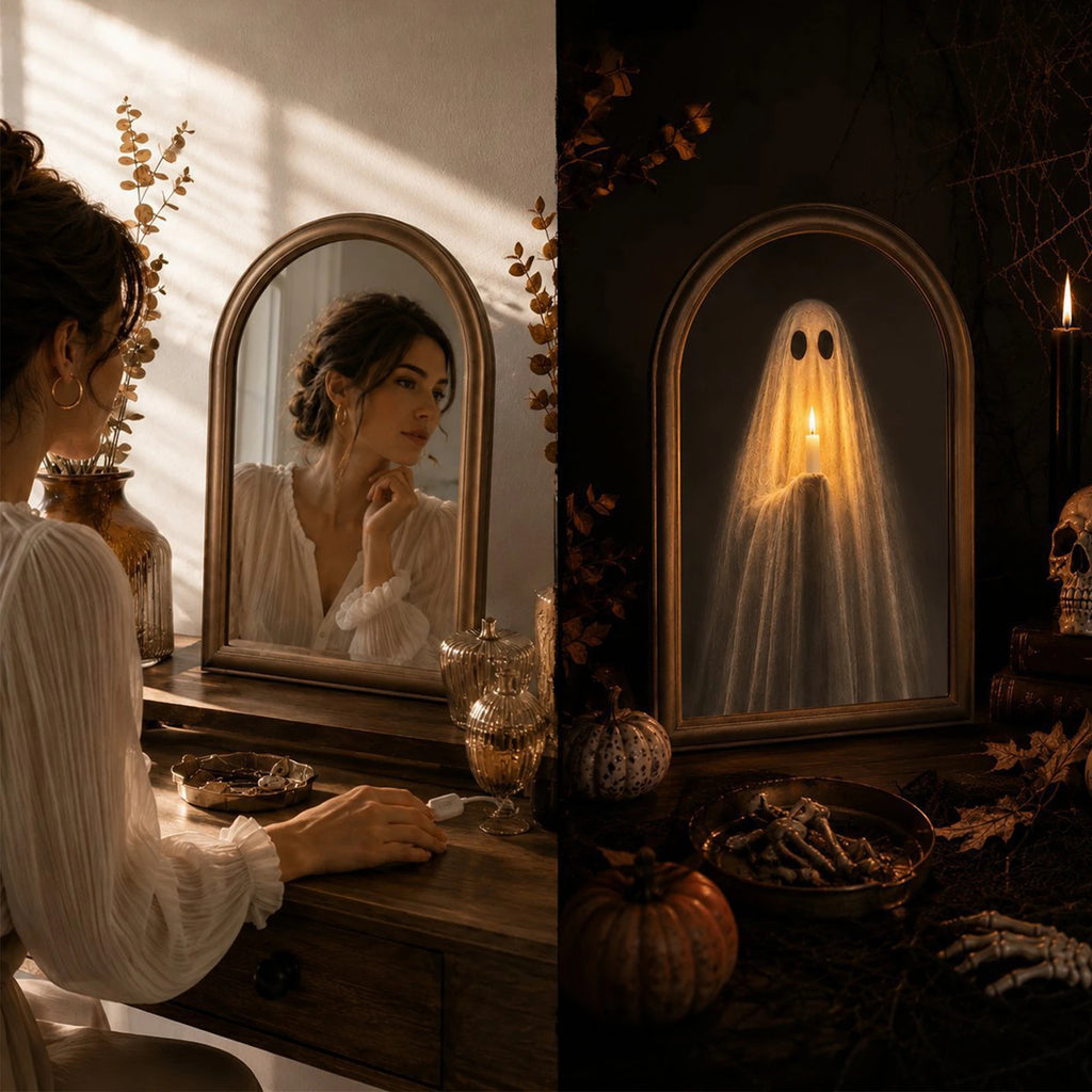 Light Up Ghost Mirror