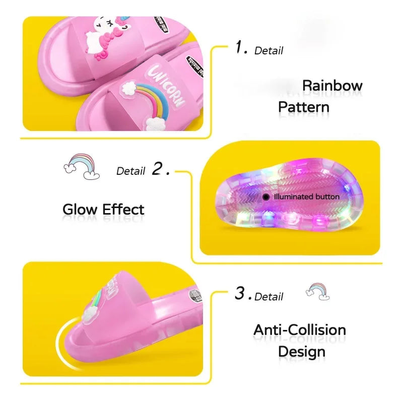 GlowPaws Kids Slippers