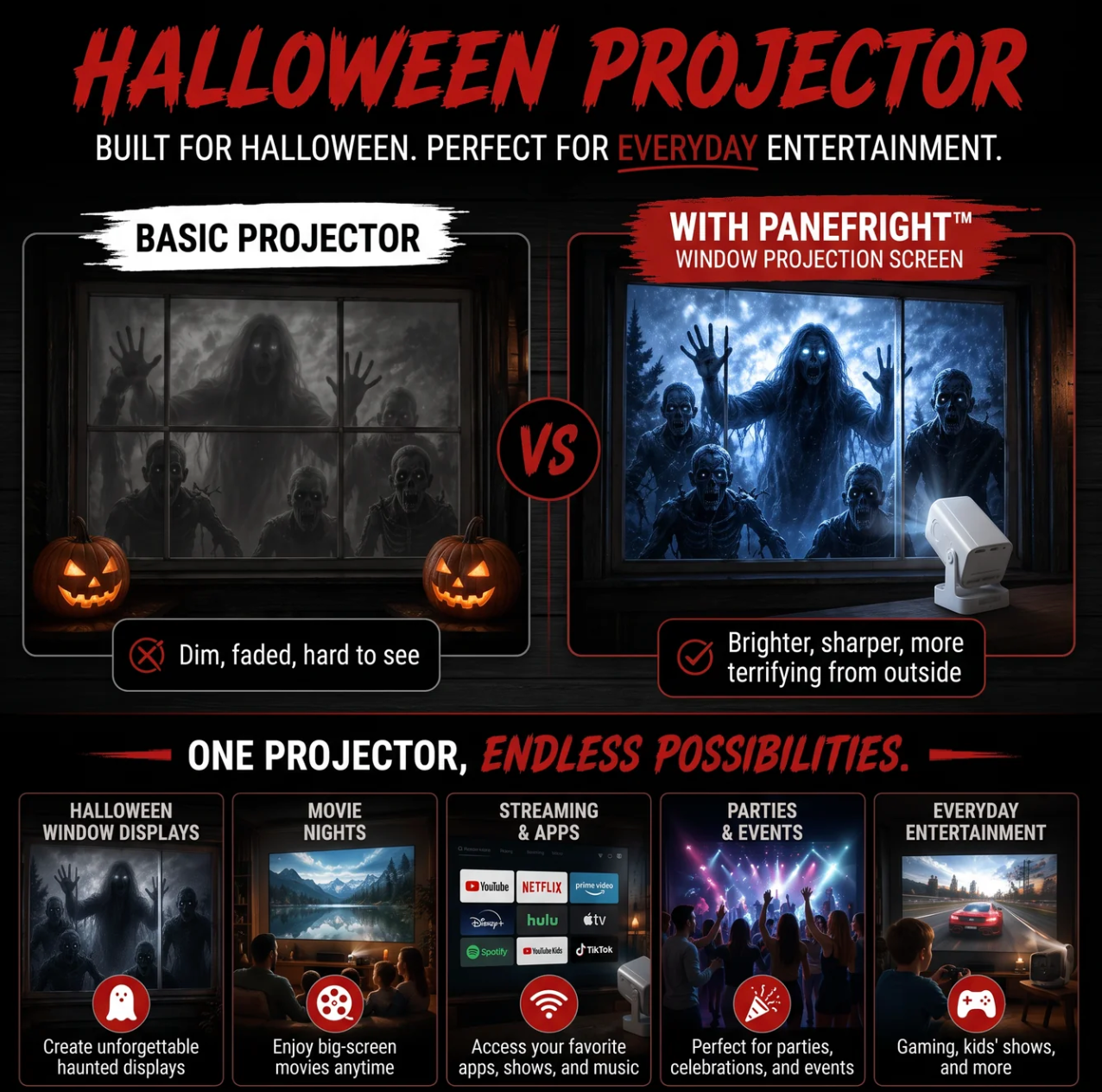 Halloween Horror Projector