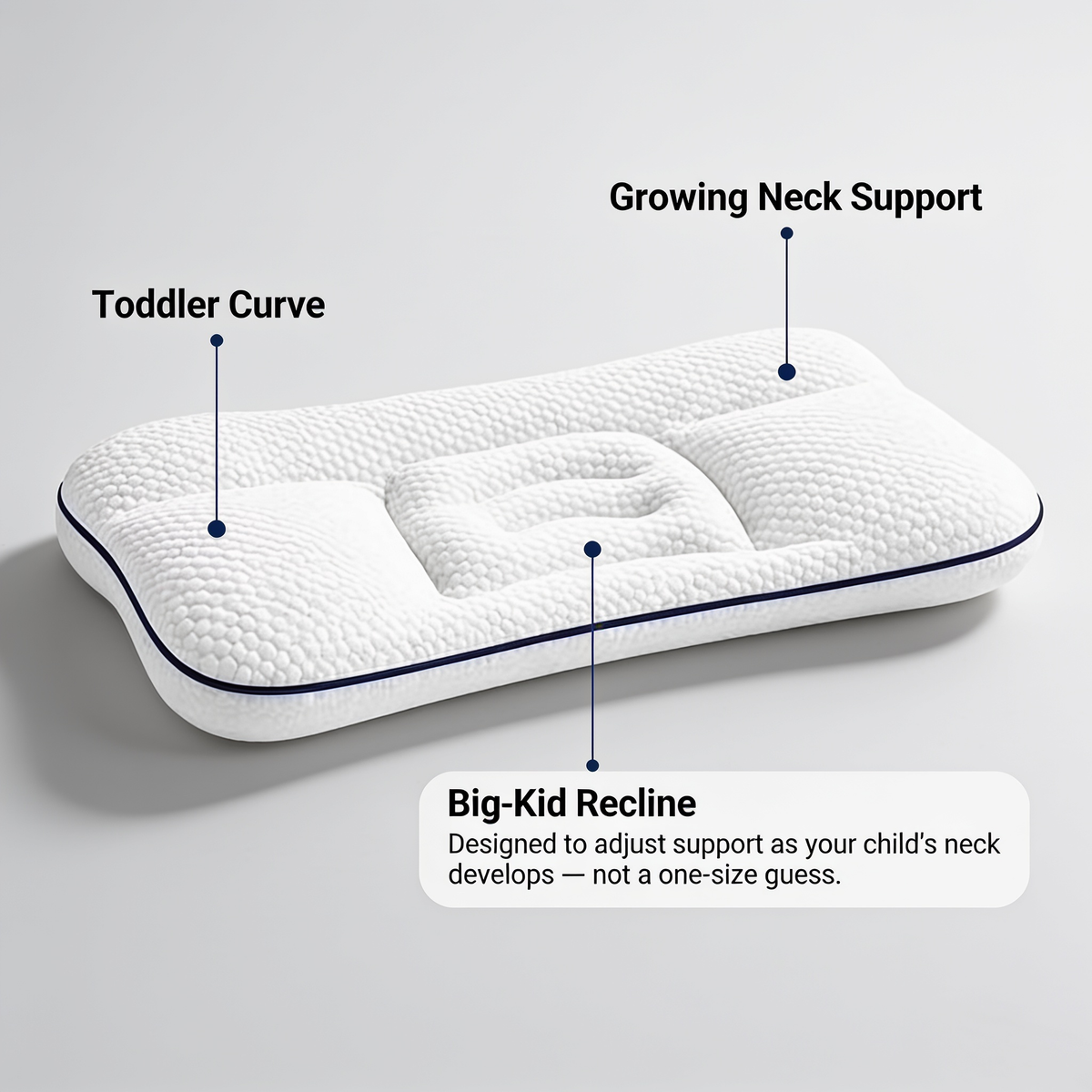 AeroNest Growth-Stage Sleep Pillow
