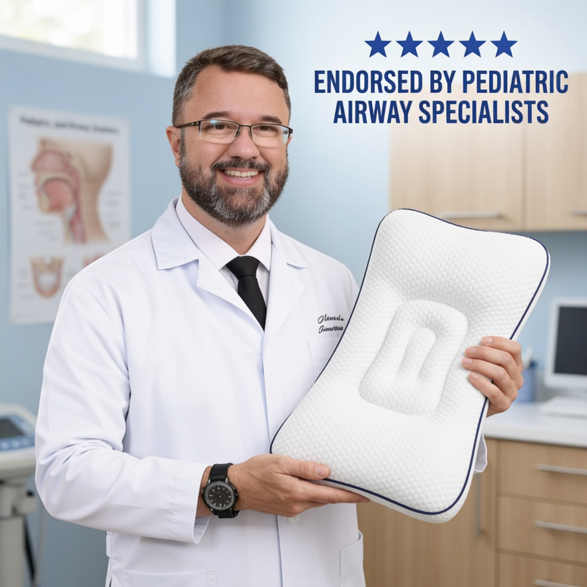 AeroNest Growth-Stage Sleep Pillow