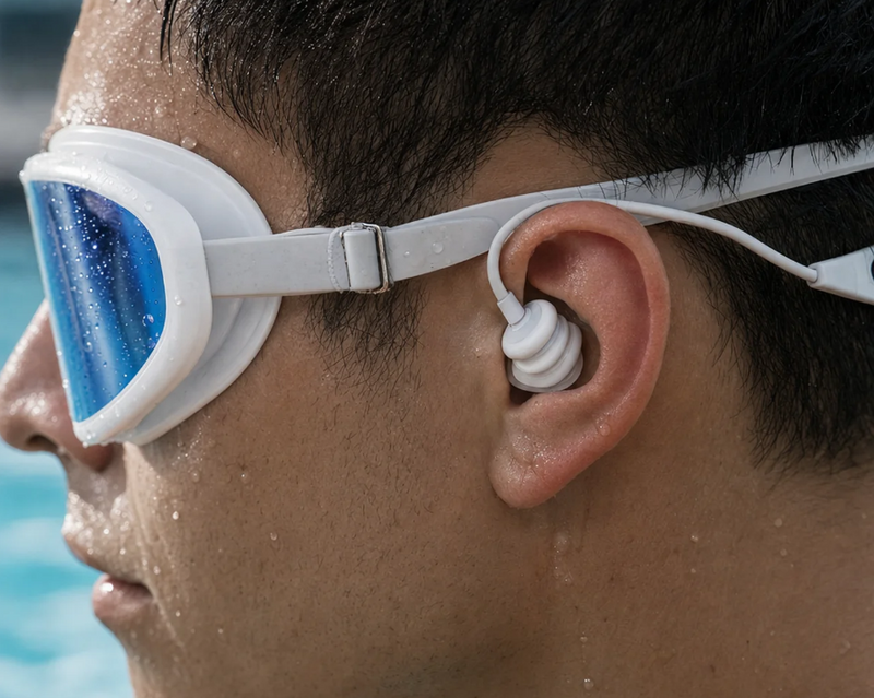 Earplugs built in